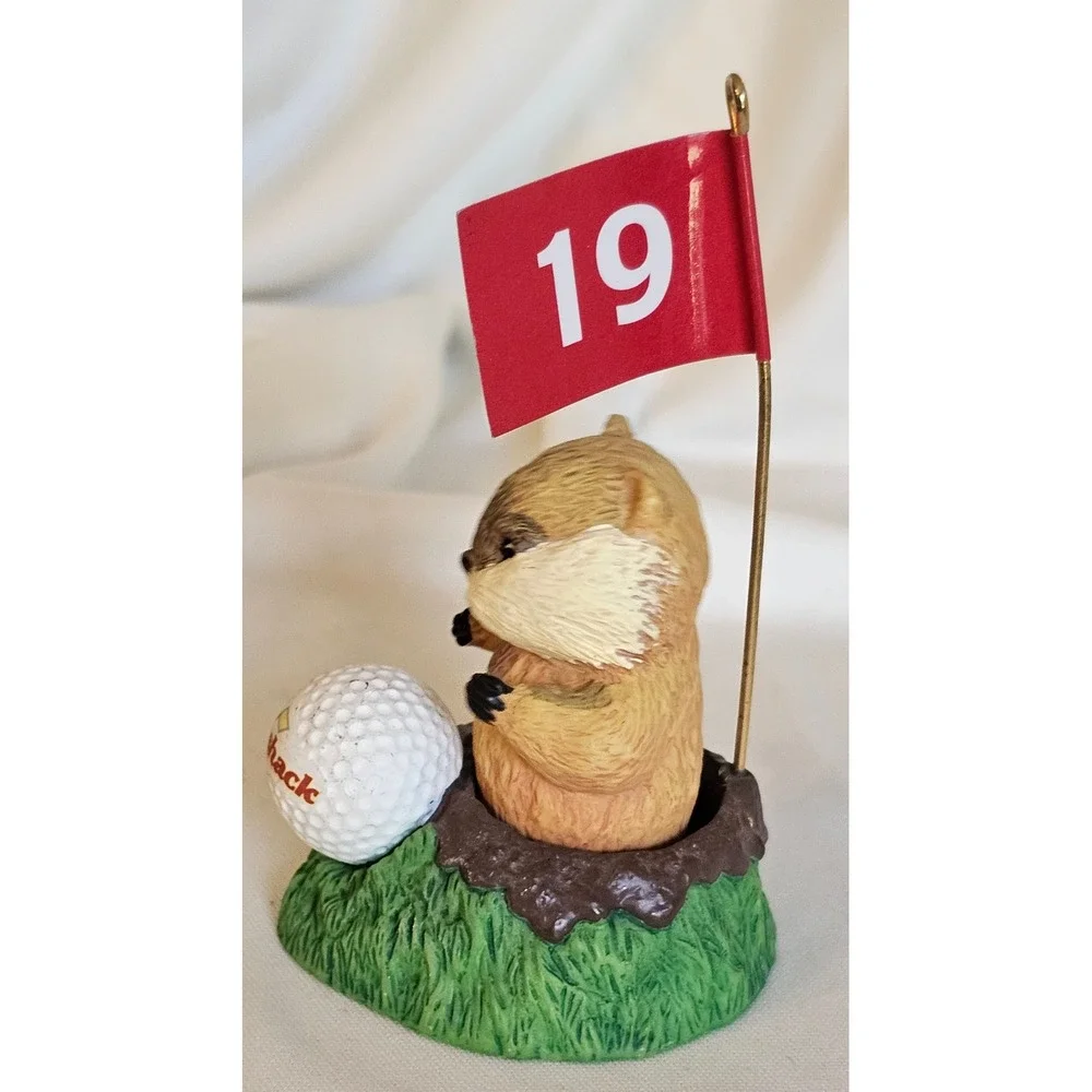 Hallmark Caddyshack Gopher Bobble-Head Ornament  2009 Warner Bros Golf Movie